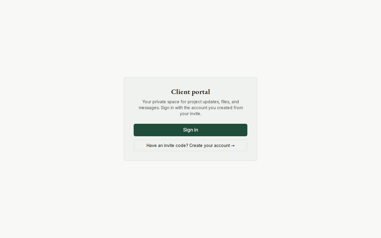 Client Portal