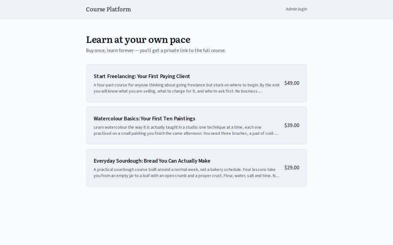 Course Platform