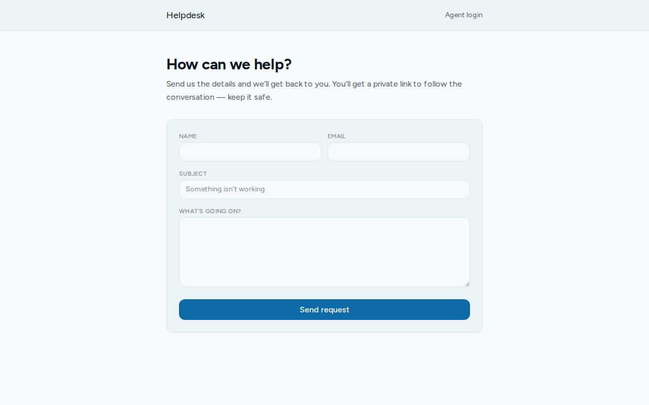 Helpdesk