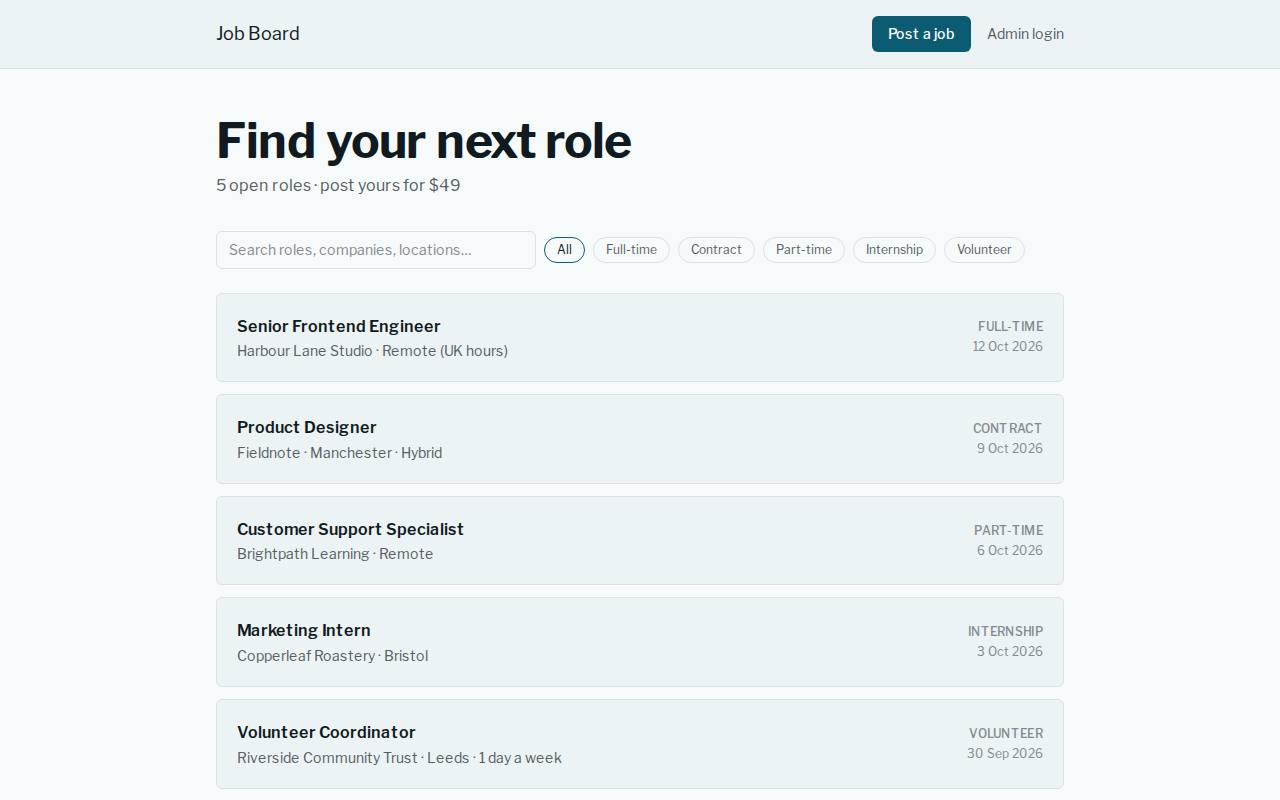Job Board