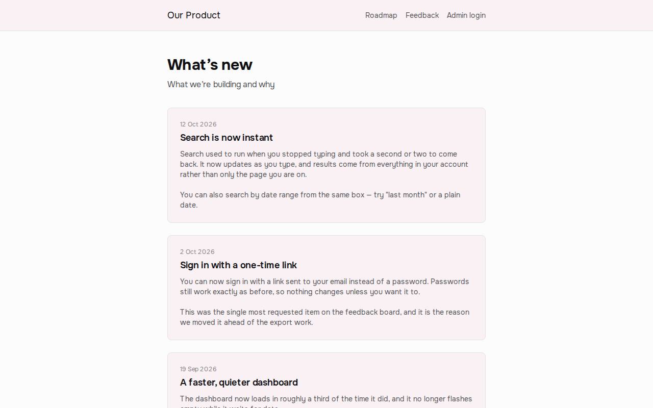 Product Comms